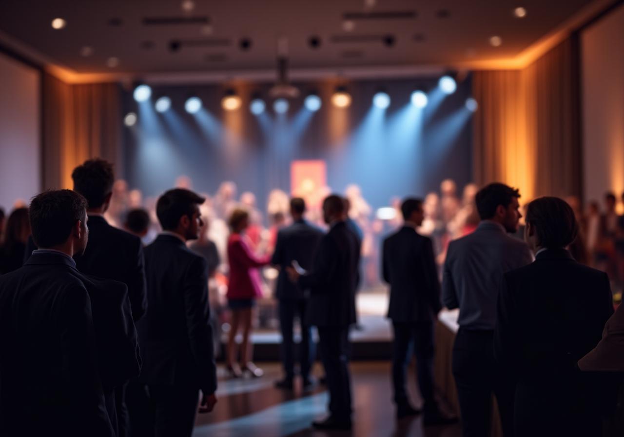 Eventos de networking corporativo con performances culturales